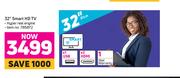 Samsung 32" Smart HD TV