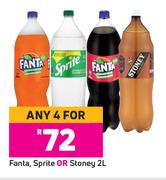 Fanta, Sprite Or Stoney-For Any 4 x 2Ltr