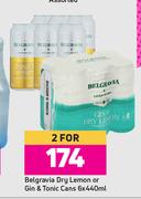 Belgravia Dry Lemon Or Gin & Tonic Cans-For 2 x 6 x 440ml
