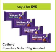 Cadbury Chocolate Slabs Assorted-For Any 4 x 150g
