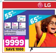 LG 55" UHD Smart ThinQ TV 55UP7500PVG