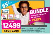 Hisense 65" Premium UHD Smart TV 65A6G