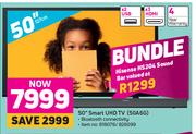 Hisense 50" Smart UHD TV 50A6G