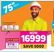 Hisense 75" Smart 4K UHD TV 