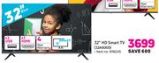 Hisense 32" HD Smart TV 32A6000