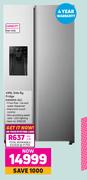 Hisense 499L Side By Fridge H690SS-IDL