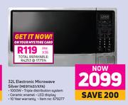 Samsung 32Ltr Electronic Microwave (Silver) ME9114S1/XFA