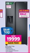 Samsung Gentle Black Fridge RS64R5311B4
