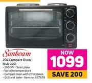 Sunbeam 20L Compact Oven SCO-200