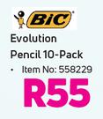 BIC Evolution Pencils-10's Pack