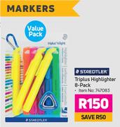 Staedtler Triplus Highlighter-8's pack