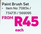 Paint Brush Set-Each