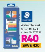 Staedtler Watercolours & Brush-12 Pack