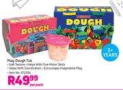 Teddy Play Dough Tub-Per Pack