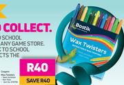 Bostik Crayons Wax Twisters