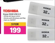Toshiba Kioxia 32GB USB 2.0-For 3