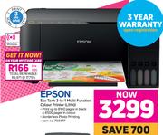 Epson Eco Tank 3 In 1 Multi Function Colour Printer L3150