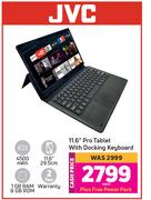 JVC 11.6" (29.5cm) Pro Tablet With Docking Keyboard-Each