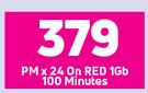 Vivo Y33 Smartphone-On Red 1GB 100 Minutes