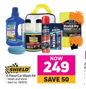 Shield 6 Piece Car Wash Kit