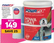 Powafix Powacoat Waterproof-5Ltr Each