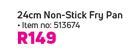 Mainstays 24cm Non Stick Fry Pan  