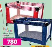 Little One Vito Cot (Black Or Blue)-Each