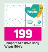 Pampers Sensitive Baby Wipes-504's Pack