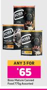 Boss Mature Canned Food Assorted-For Any 3 x 775g