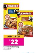 Knorrox Cubes Assorted-For Any 2 x 120g