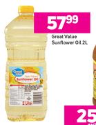 Great Value Sunflower Oil-2Ltr 