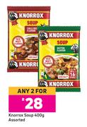Knorrox Soup Assorted-For Any 2 x 400g