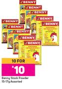 Benny Stock Powder Assorted-For 10 x 15/17g