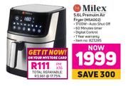 Milex 5.6L Premium Air Fryer MSA002