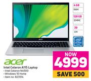 Acer Intel Celeron A115 Laptop
