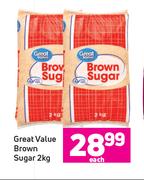 Great Value Brown Sugar-2Kg Each