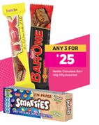Nestle Chocolate Bars Assorted-For Any 3 x 40g/55g