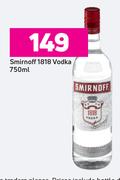 Smirnoff 1818 Vodka-750ml
