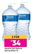 Aquelle Still Natural Spring Water-For 2 x 5Ltr