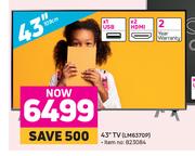 LG 43" TV LM6370P