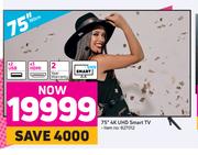 Samsung 75" 4K UHD Smart TV 