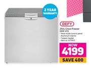 defy 254l chest freezer