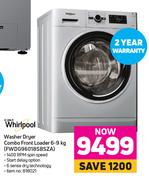 Whirlpool Washer Dryer Combo Front Loader 6-9Kg FWDG96018SBSZA