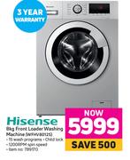Hisense 8Kg Front Loader Washing Machine WFHV8012S