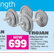 Trojan dumbbell set discount price