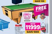 Easi Eight Coin Operated Pool Table