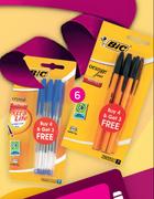 Bic Orange Fine Or Crystal Extra Life 4 + 3 Free Pack-Per Pack