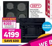 Defy Oven & Hob Box Set 600mm