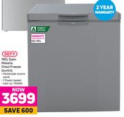 Defy 195Ltr Satin Metallic Chest Freezer DMF513