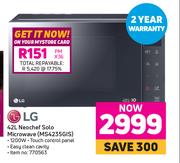 LG 42Ltr Neochef Solo Microwave MS4235GIS
